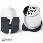 خازن الکترولیت 100uF 25