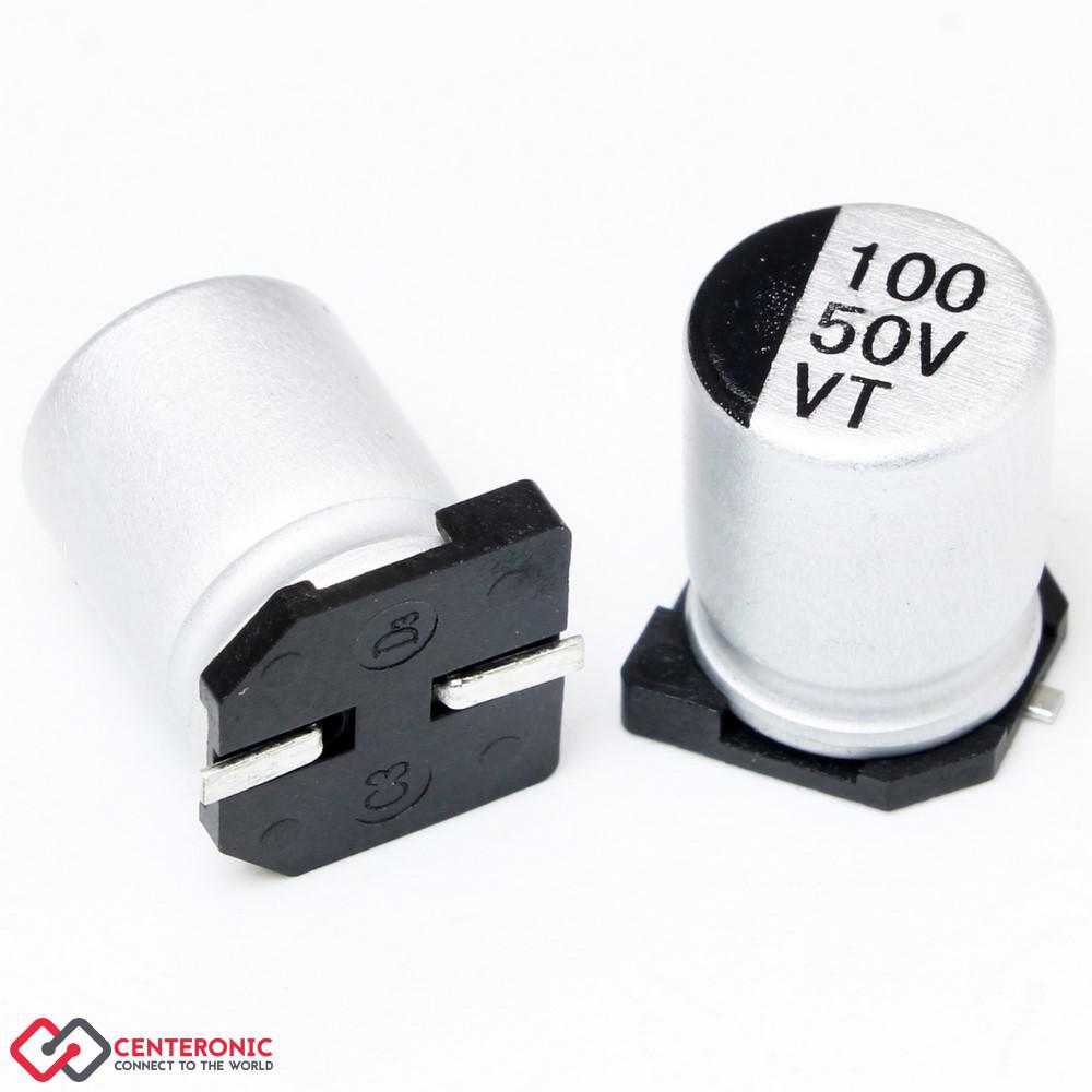 خازن الکترولیت 100uF 50v
